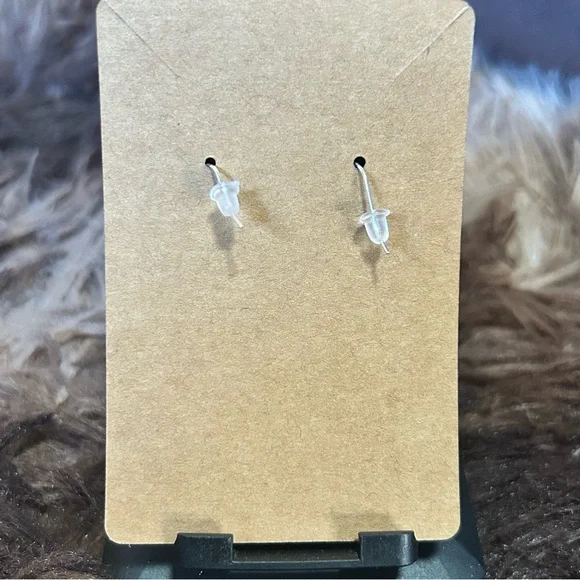 Handcrafted dragon blood stone cat eye glass crystal earrings - Picture 4 of 5